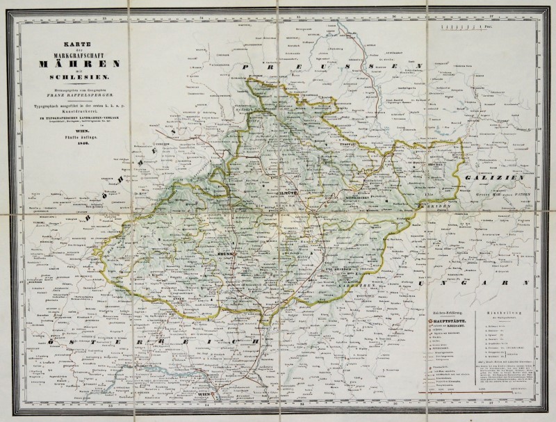 Tschechien Mähren Original Landkarte Raffelsberger 1846 | eBay Tschechien Mähren Original Landkarte Raffelsberger 1846 | eBay